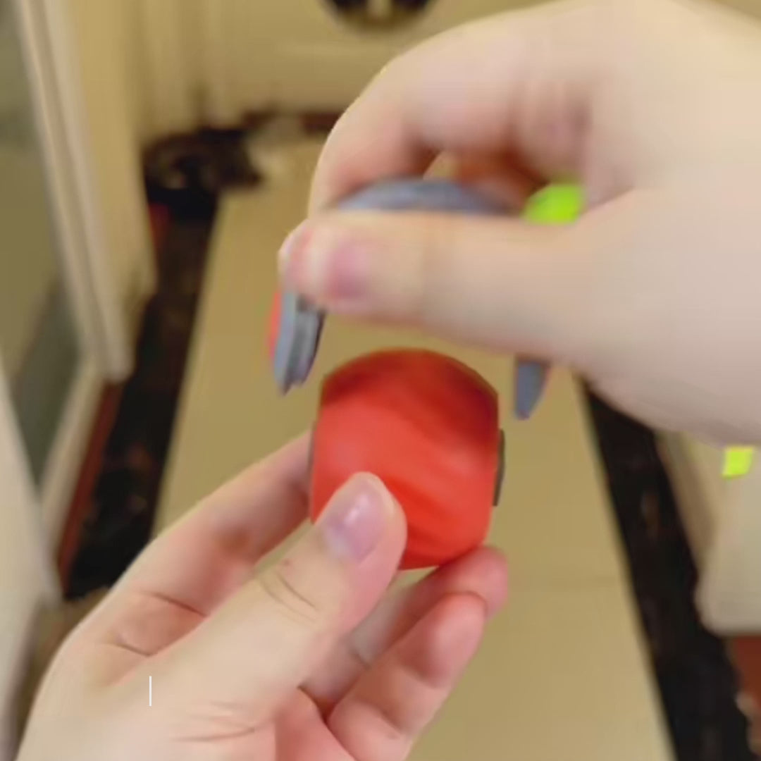 Fluffy Tail Rolling Cat Toy